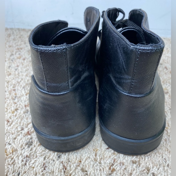 Calvin Klein Dress Shoes Mens Us 10.5 Binton Black Leather Casual - Picture 2 of 9